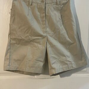 Classic Women's Beige Bermuda Shorts